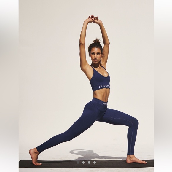 Free People X FP Movement Long Haul Logo Leggings in Black...